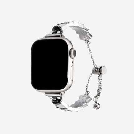 Scale-Pattern Alloy Chain Apple Watch Band