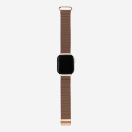 Full-Grain Calf Leather Magnetic Apple Watch Band