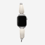 Unique Fashion Bangle-Style Full-Grain Leather Apple Watch Band