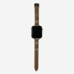 Exquisite Minimalist Old Money Style Full-Grain Leather Apple Watch Band