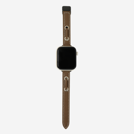 Exquisite Minimalist Old Money Style Full-Grain Leather Apple Watch Band