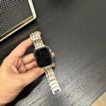 Stainless Steel Pyramid-Link Apple Watch Band photo review