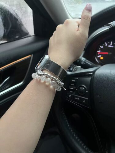 Polished Stainless Steel Apple Watch Band photo review