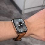 Distressed Calfskin Apple Watch Band photo review