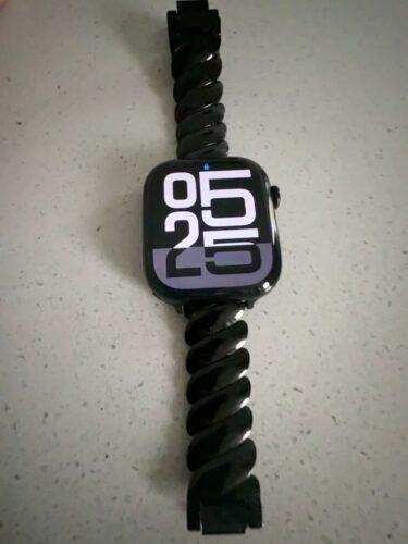 Minimalist Stainless Steel Apple Watch Band photo review