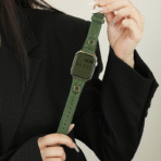 Unique Fashion Full-Grain Leather Chain Apple Watch Band