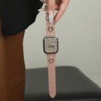 Unique Fashion Full-Grain Leather Chain Apple Watch Band