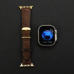 Distressed Calfskin Apple Watch Band