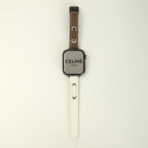 Exquisite Classic Color-Block Full-Grain Leather Apple Watch Band