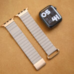 Full-Grain Calf Leather Magnetic Apple Watch Band