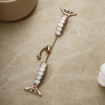 Scale-Pattern Alloy Chain Apple Watch Band