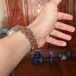 Unique Exquisite Leather and Metal-Interwoven Apple Watch Band photo review