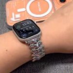 Bionic Zinc Alloy Apple Watch Band with Butterfly Clasp photo review