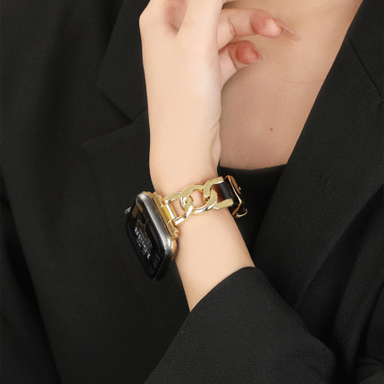 Unique Fashion Full-Grain Leather Apple Watch Band