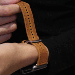 Made from premium dust-resistant silicone with matte texture and polished square buckle, this Apple Watch band combines soft flexibility with minimalist design for a modern, understated look.