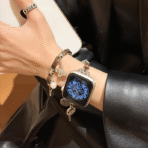 Unique Fashion Bougie Strap Full-Grain Leather Apple Watch Band