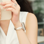 Unique Fashion Bangle-Style Alloy Apple Watch Band