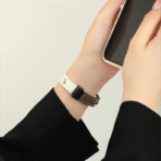 Exquisite Classic Color-Block Full-Grain Leather Apple Watch Band