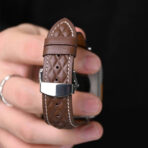 Textured Calfskin Apple Watch Band