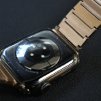 Magnetic Stainless Steel Apple Watch Band back view showing clasp