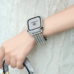 Unique Fashion Metal Mesh Woven Apple Watch Band