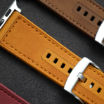 Made from premium dust-resistant silicone with matte texture and polished square buckle, this Apple Watch band combines soft flexibility with minimalist design for a modern, understated look.