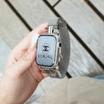 Fashion Minimalist Stainless Steel Woven Apple Watch Band