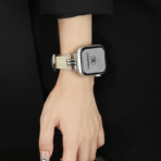 Elegant Full-Grain Croc-Embossed Leather Apple Watch Band