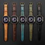 Distressed Calfskin Apple Watch Band