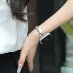 Unique Fashion Bangle-Style Alloy Apple Watch Band