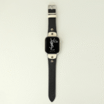 Fashionable Full-Grain Leather Color-Block Apple Watch Band