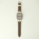 Fashionable Full-Grain Leather Color-Block Apple Watch Band