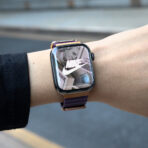 Full-Grain Calf Leather Magnetic Apple Watch Band