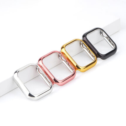 Electroplated Glossy PVC Semi-Wrap Case