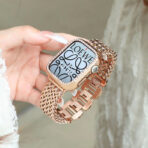 Unique Fashion Metal Mesh Woven Apple Watch Band