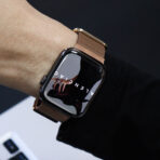 Full-Grain Calf Leather Magnetic Apple Watch Band
