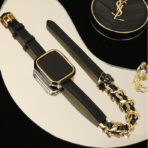Exquisite Bougie Strap Full-Grain Leather Apple Watch Band