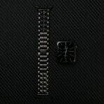 Stainless Steel Pyramid-Link Apple Watch Band