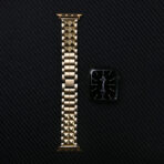 Stainless Steel Pyramid-Link Apple Watch Band