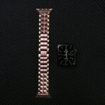 Stainless Steel Pyramid-Link Apple Watch Band