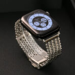 Woven Metal Strap for Apple Watch in fine mesh design