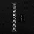 Stainless Steel Pyramid-Link Apple Watch Band